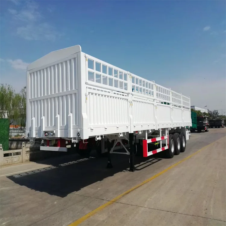 China factory direct sales of new fence 3 axis trailer semi trailer fence freight transport semi trailer at a low price