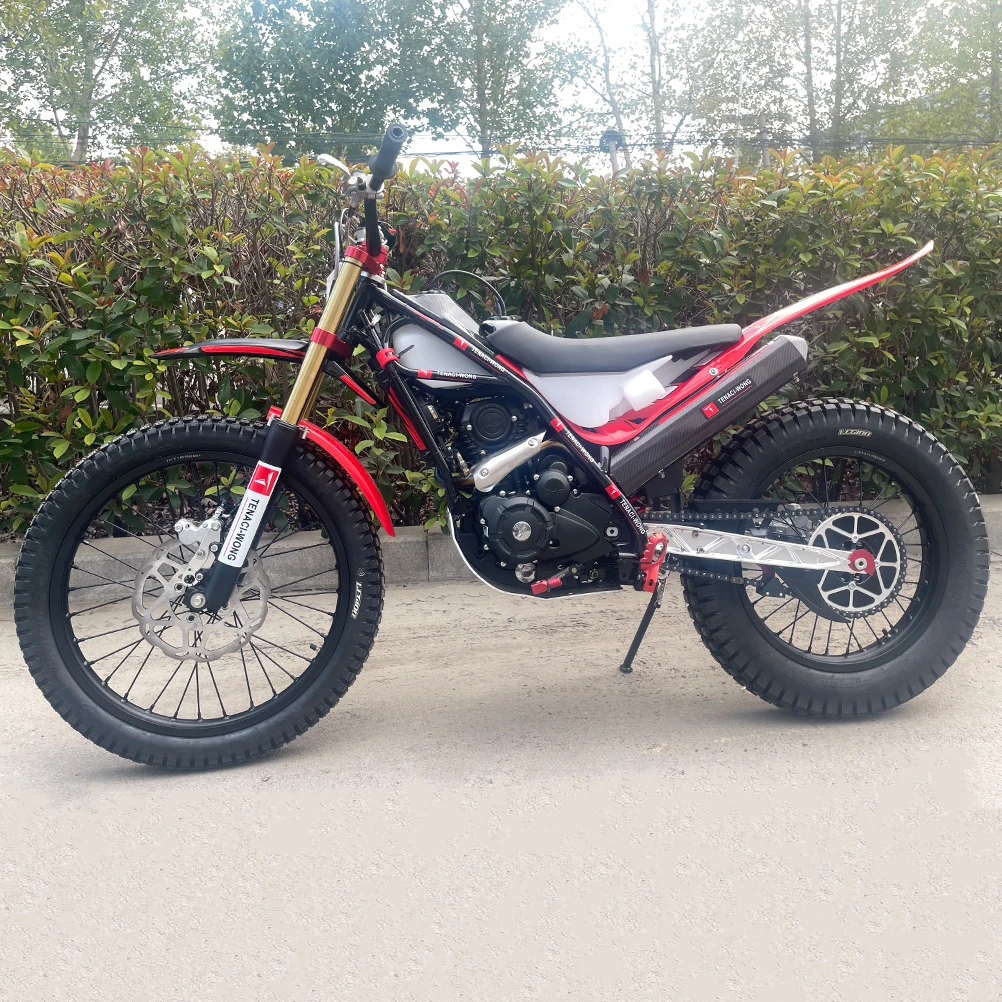 Tenaci-Wong TW200L New 2023 Adult 200cc Moto Off-road Dirt Bike High Quality Trials Bike Motorcycle