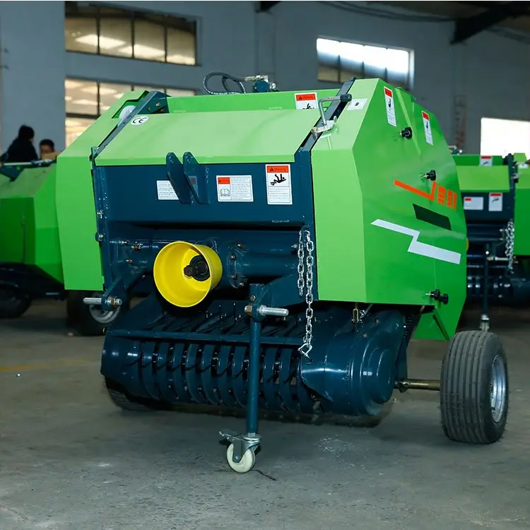 Tractor mounted PTO mini round hay straw baler Pasture machine mini round baler price machine
