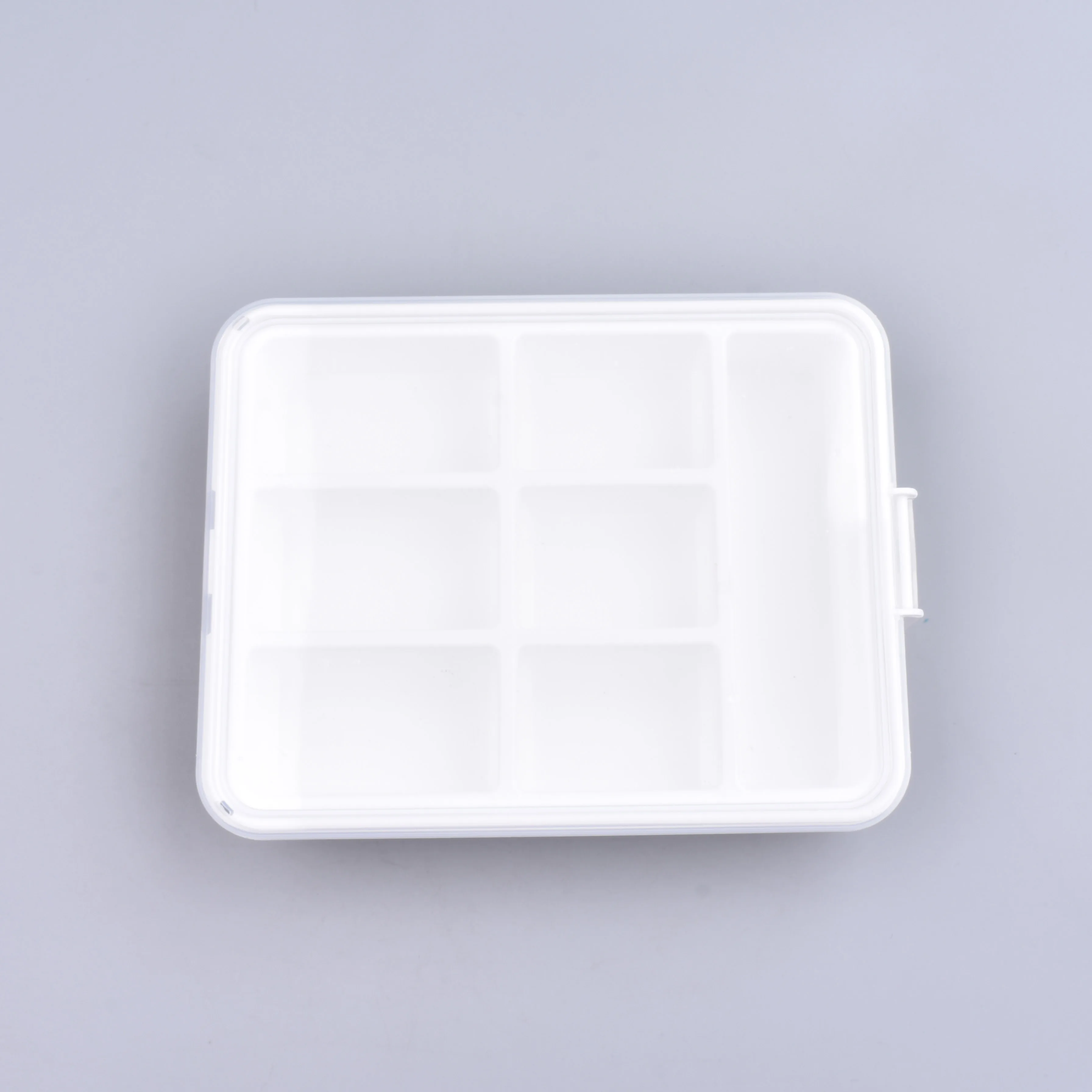 Shanfeng White 7 Compartment Storage Plastic Tool Box Hardware Organizers