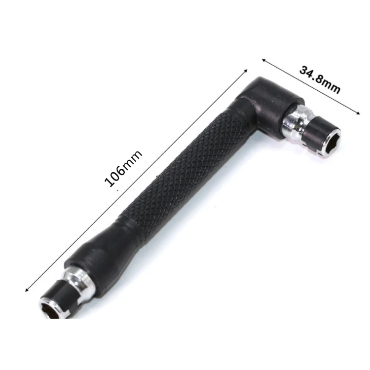 Cheap Price L-shaped double-headed hexagon socket wrench Screwdriver bit, bit wrench, adapter connecting rod
