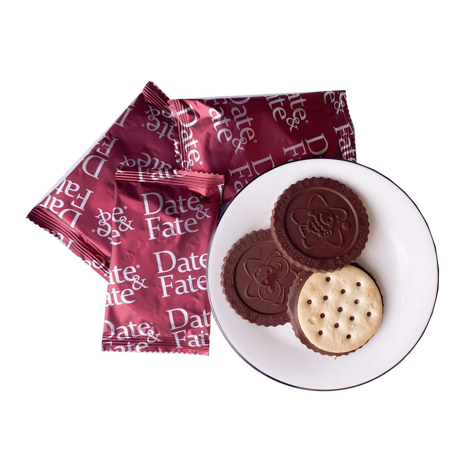 Фабрика OEM День Святого Валентина сезон шоколадное печенье lu