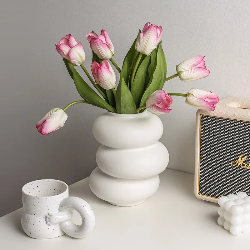 Most Famous Jingdezhen Handmade Ceramic Retro Flower Vases Wall&Floor Vase for Home Office Decorations