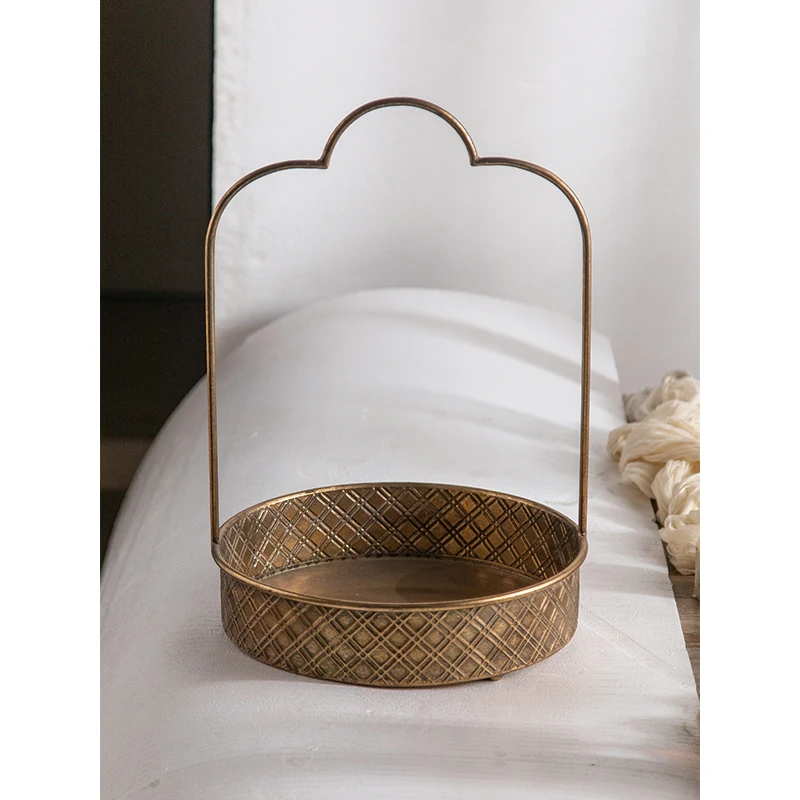 European fruit tray Creative cake stand fashion dry fruit snack tray candy tray retro living room home