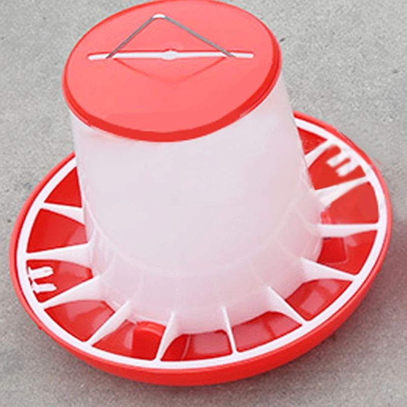 Poultry Farm Automatic Plastic Broiler Duck Chick Feeder Pan Chicken Feeder for Poultry House