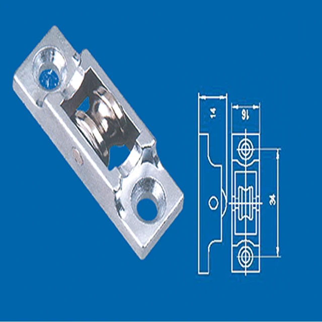 STL07 Sliding Window Roller with zinc base plus copper roller