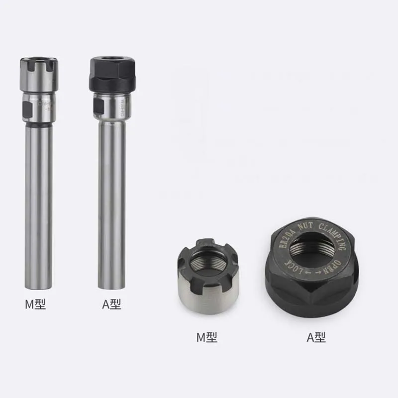 Collet Chuck Holder C10 C12 C16 C20 C25 C32 C40 for ER8 ER11 ER16 ER20 Collet 100L 150L Extension Straight Shank