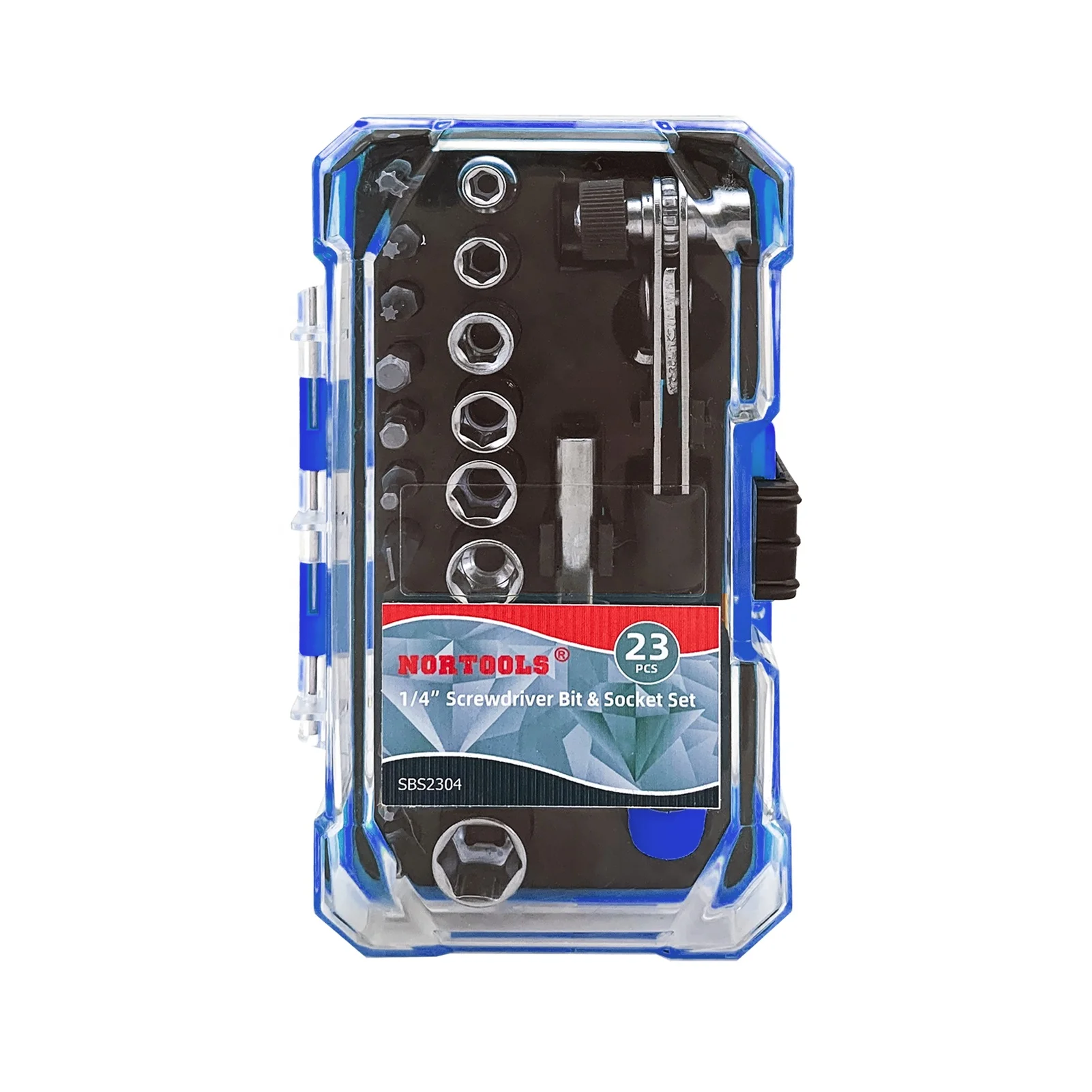 Professional 23pcs 1/4 Ratchet Wrench Socket and Screwdriver Bits Tool Set for Small Household Appliances