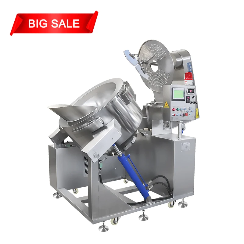 Industrial Foods Electric Caramel Popcorn Pop Corn Production Line Caramel Cheese Mix Flavors Popcorn Processing Line