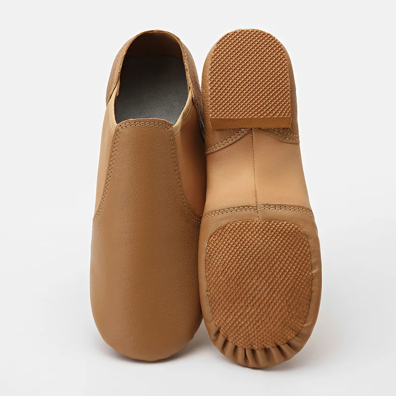 Girls Adult Dance Jazz Dance Ballet Indoor Anti slip Soft Sole Breathable High Quality Cowhide Teacher Shaped Shoes
