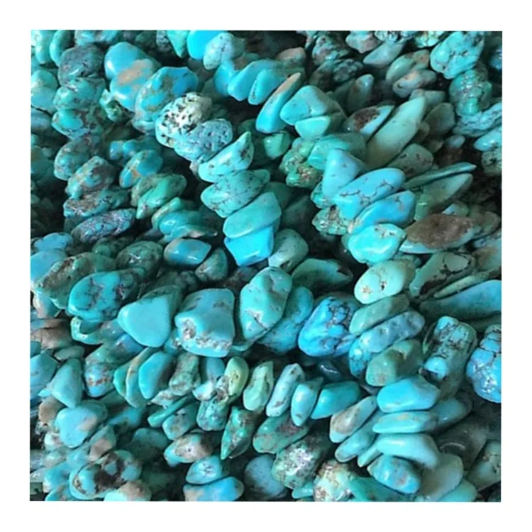 Turquoise chip beads Full strand Turquoise Beads for jewelry sets making