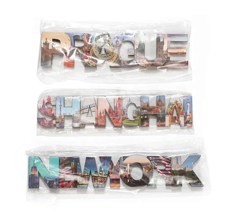 Индивидуальные деревянные креативные наклейки на холодильник стекло Сильный магнитный магнит стикер