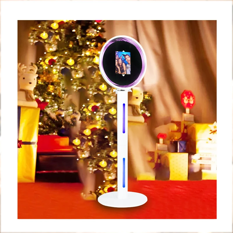party instant spinning buy a miroir photobooth mirror photo booth machine print pictures with ring light