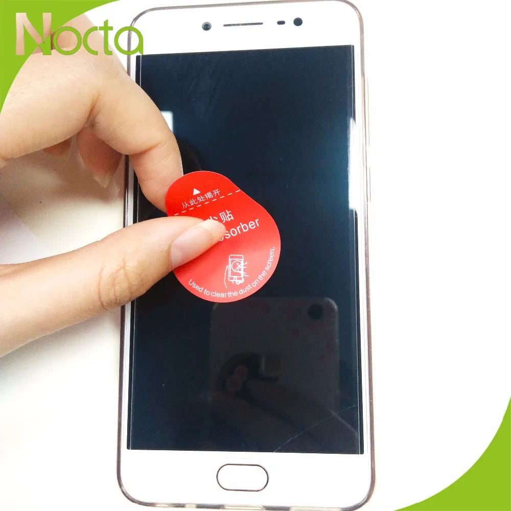 
3 in 1 smart phone screen installation kit with wet prep pad,cleaning clothand dust removal sticker 