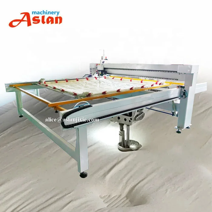 high speed automatic sponge mattress making machine/ computerized long arm quilt knitting sewing machine