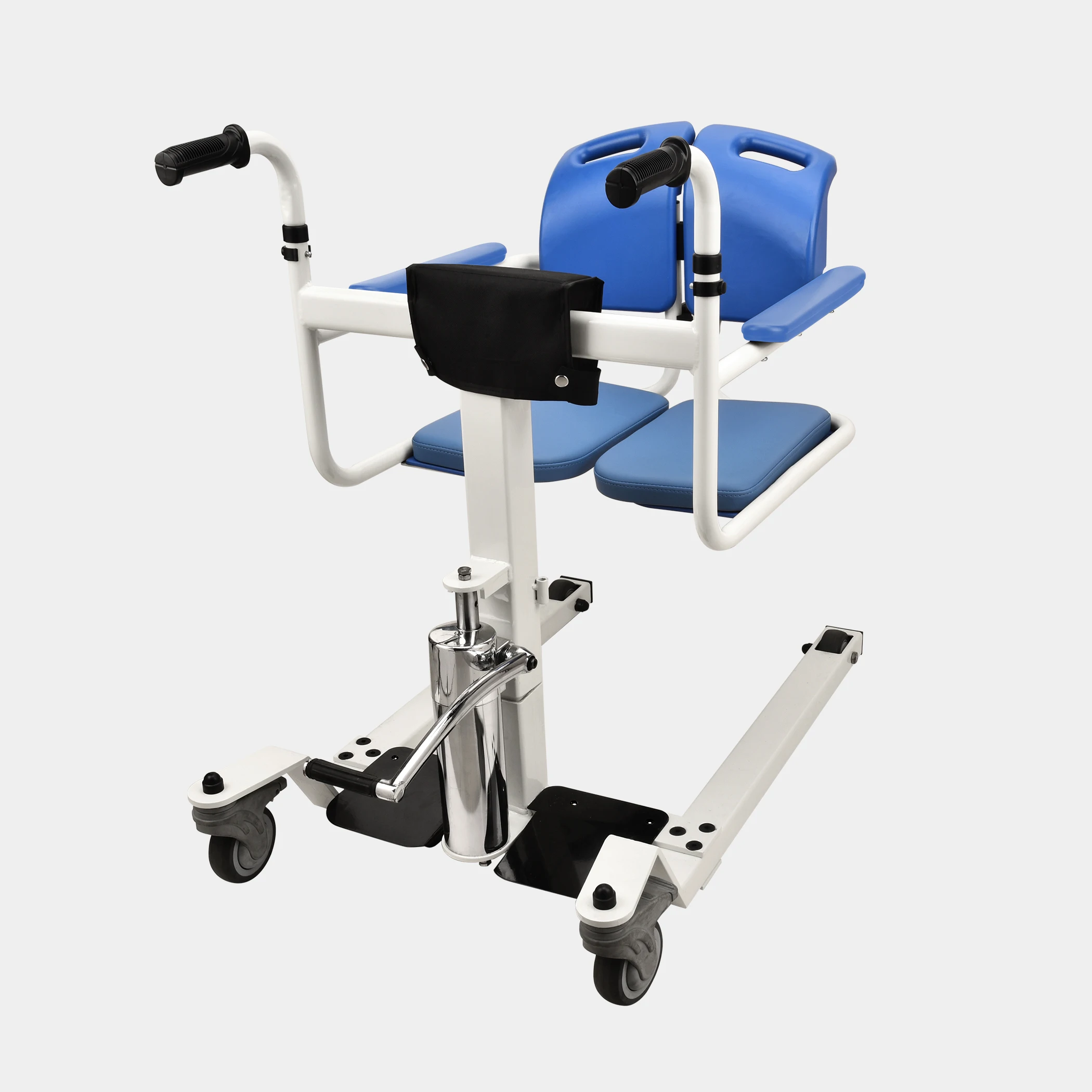 Easy operate Patient lift transfer chair bath stool Wheelchair Disabled Elderly Moving chair