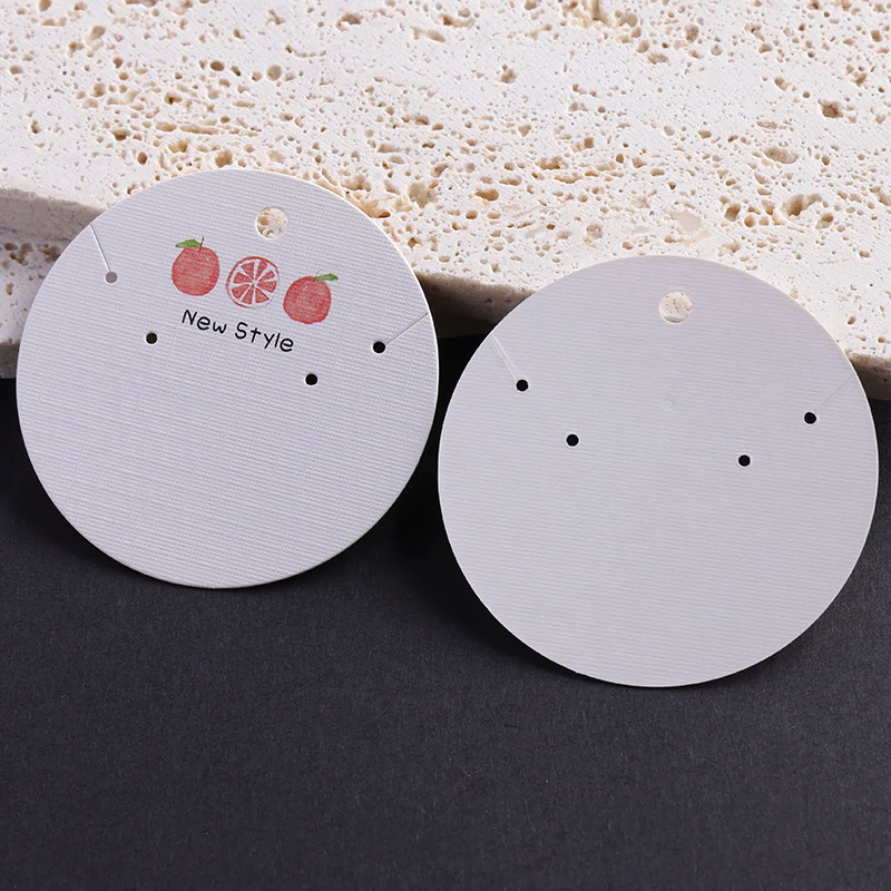 Eco-Friendly Custom Cardboard Paper Earring Card Jewelry Card