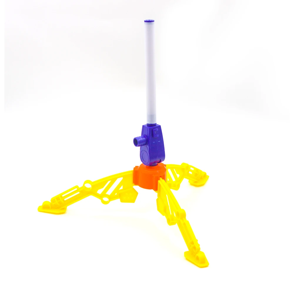 Outdoor Play Game Shooting Launcher Shoots Up to 100 Feet EVA Foam Rockets Toy with Foot Pedal Pad