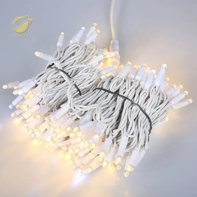 7 colors magic LED string light with remote controller rubber line string