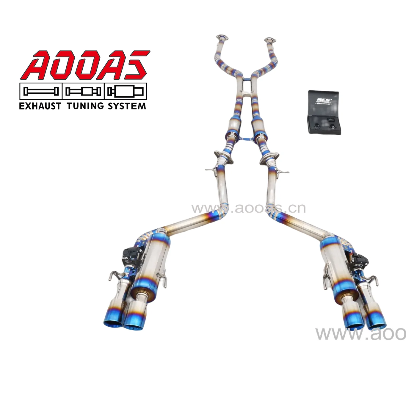 Высокопроизводительная выхлопная система Catback, титановая выхлопная система Valvetronic для Lexus Rcf