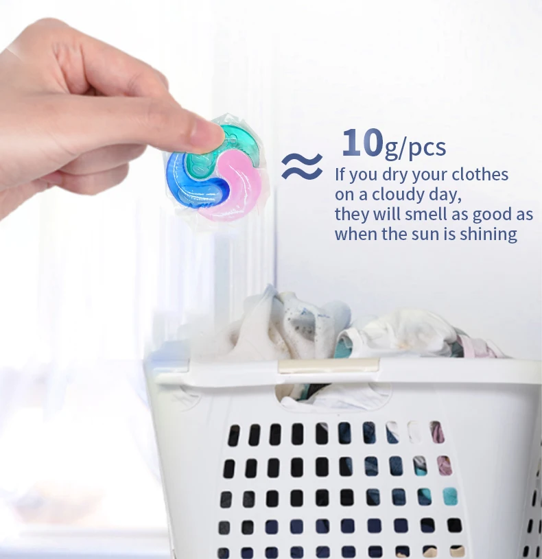 3 in 1 Detergente Stain Removal Laundry Detergent Capsules Washing Powder Laundry Scented Beads For Washing Clothes