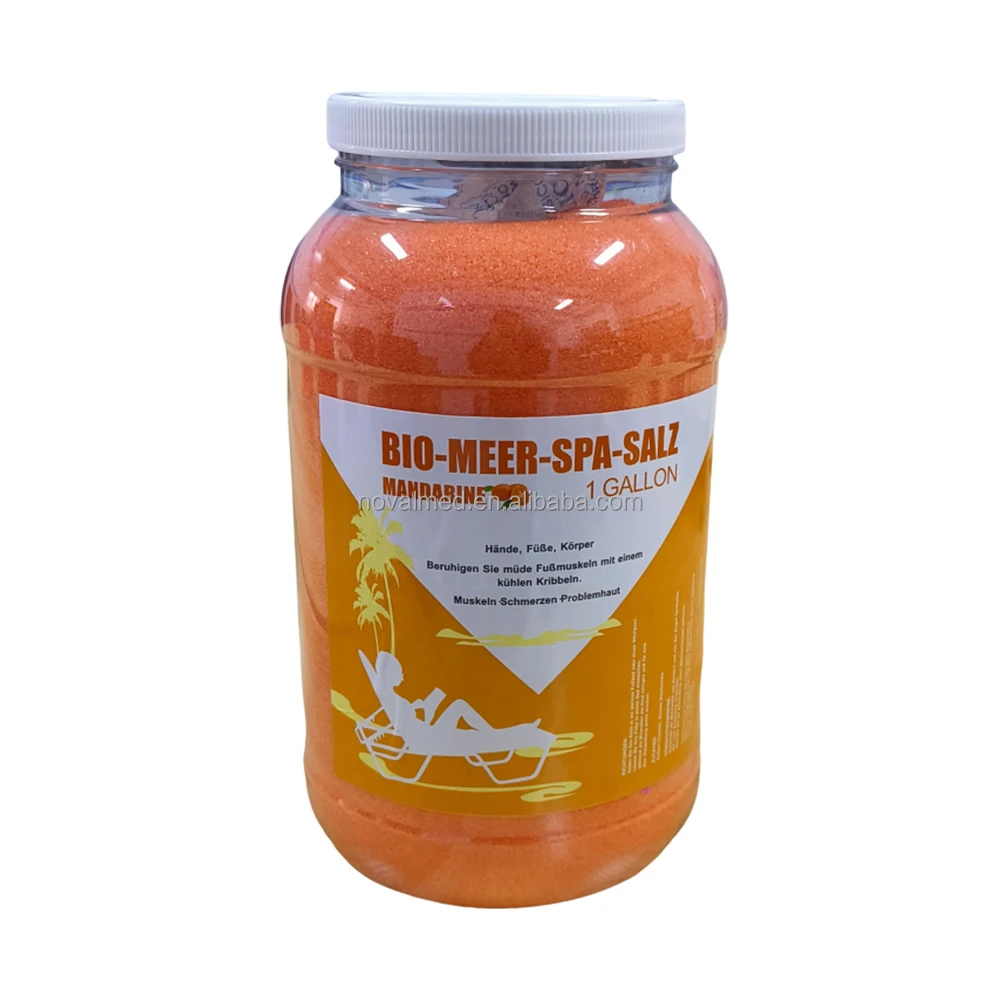 Wholesale Custom Logo Scents Sea Salt Foot Spa Pedi Bath Sea Salt Pedicure Soak 1 Gallon