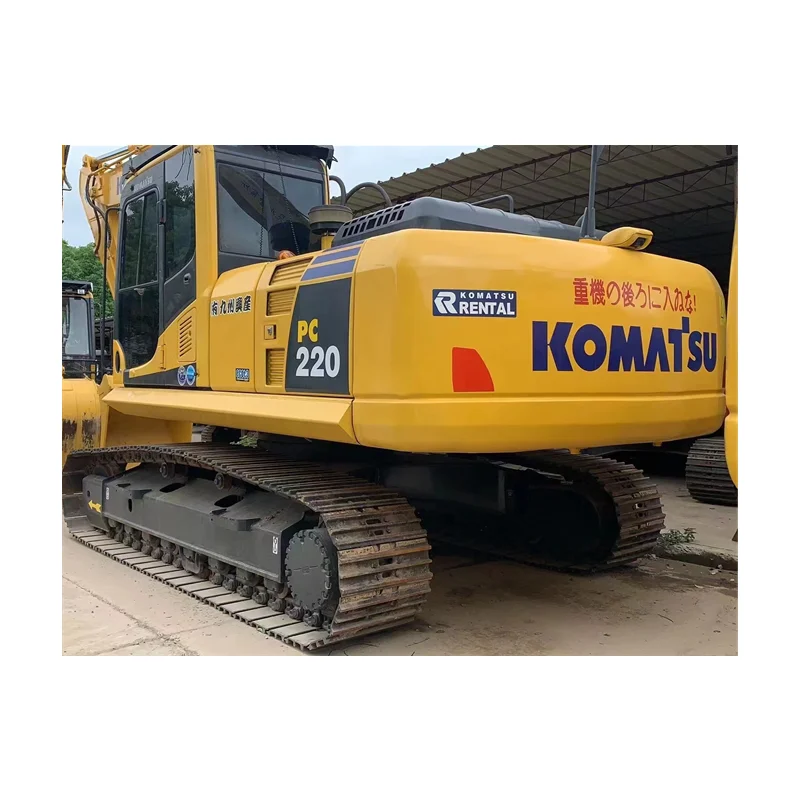 Low sale of used excavator Komatsu PC220 working condition perfect price cheap