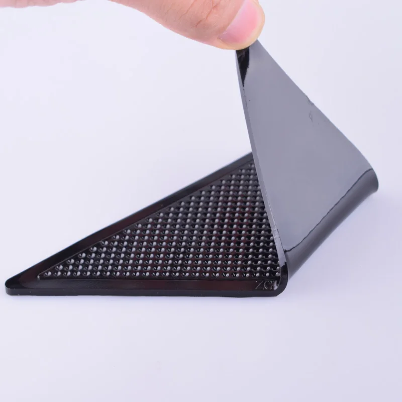 4PCS Non Slip Rug Pads Grippers Tape Anti Skid Carpet Pads Rug Corner Gripper for Hardwood Floors Tile Mats