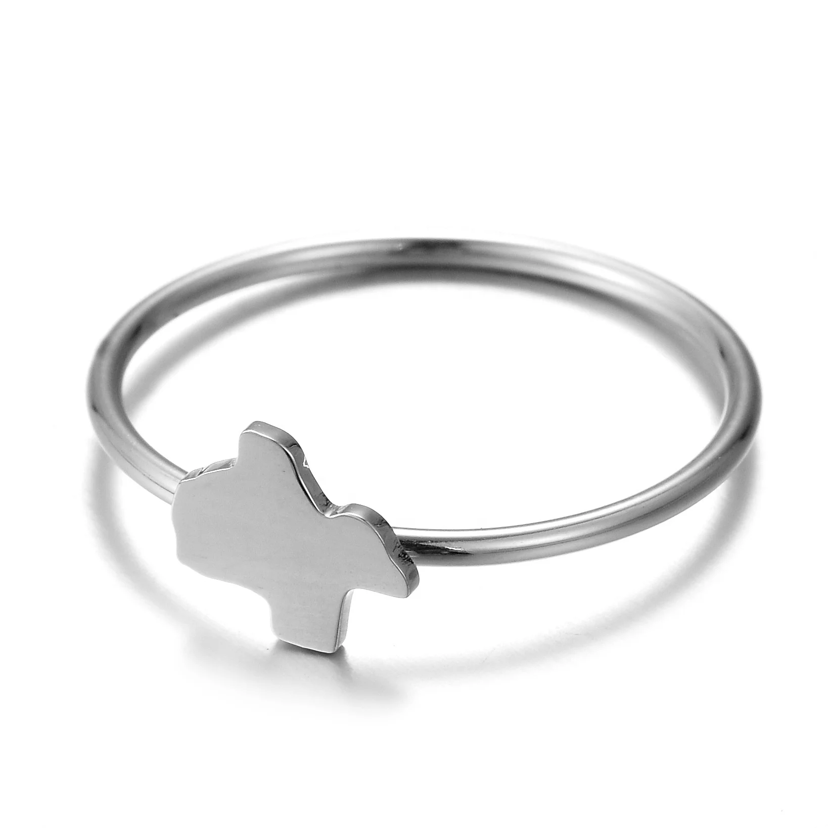 Yiwu Aceon Stainless Steel 1.2mm Round Wire Band Personalized Top Blank Plain Charm Initial DIY Engrave Map State Mini Ring