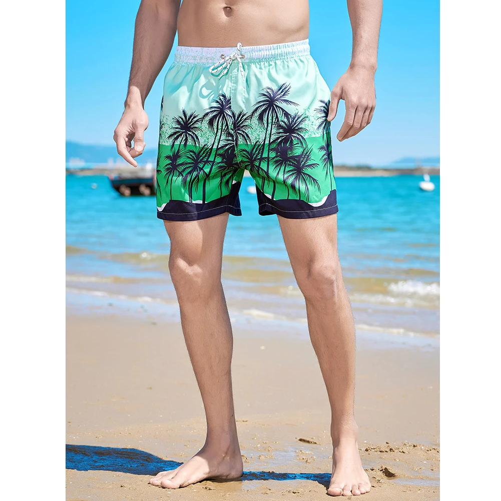 Taslan Shorts De Hombre Wholesale Fashion Casual Hawaiian Digital Printing Graphic Breathable Polyester Summer Beach Men Shorts