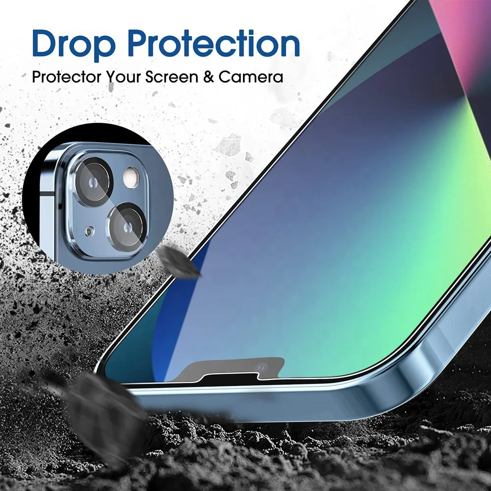 Tempered Glass 9h Camera Lens Super Shield Cell Phone Accessories Camera Screen Protector For iPhone 15 Plus