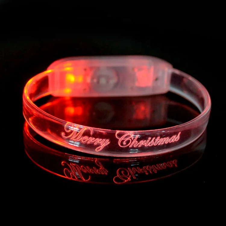 Best Selling Cheap Items 3 Flashing Modes LED Slap Glow Bracelet For Camping