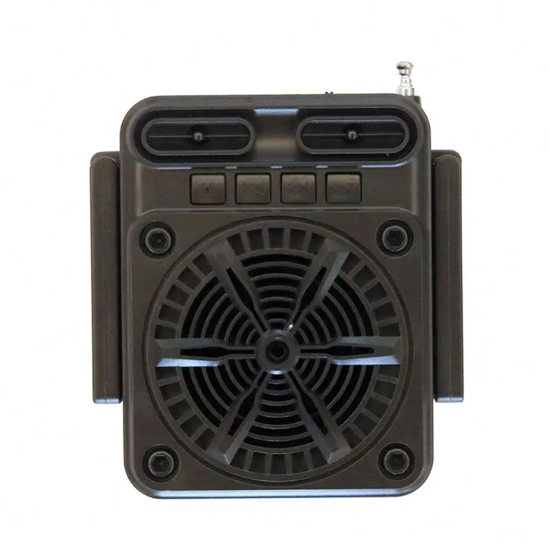 X9  fm radio blueteeth speaker with double solar panel usb tf card player lithium recharge battery