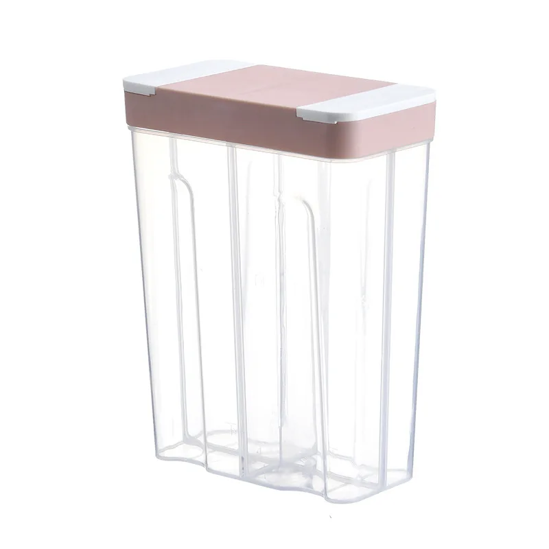 Large Set Airtight Food Storage Containers With Lids Plastic Dry Food Crisper Space Saver Box