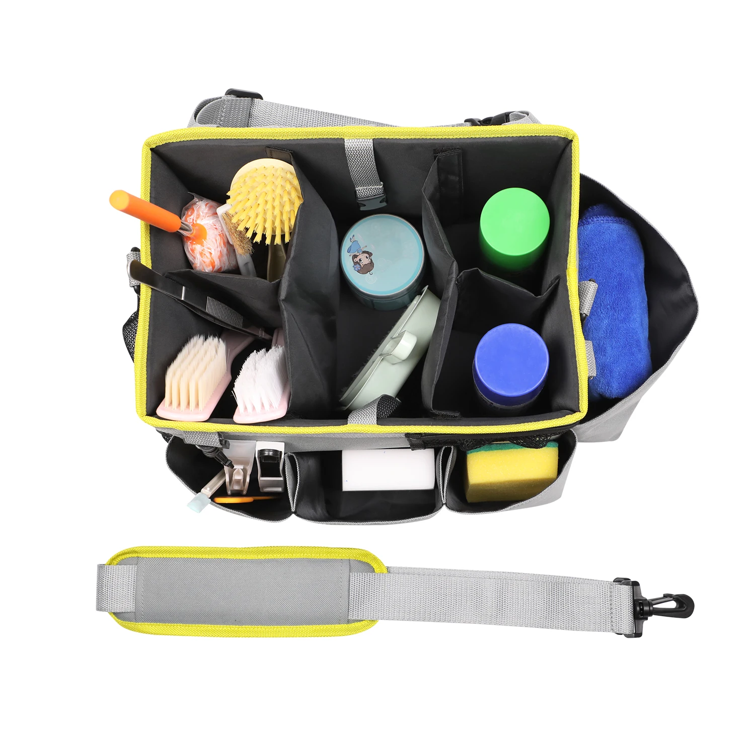 Cleaning Caddy Tool Bag With Shoulder Strap Tote Tool Bag Organize Electrician Garden Tool Bag