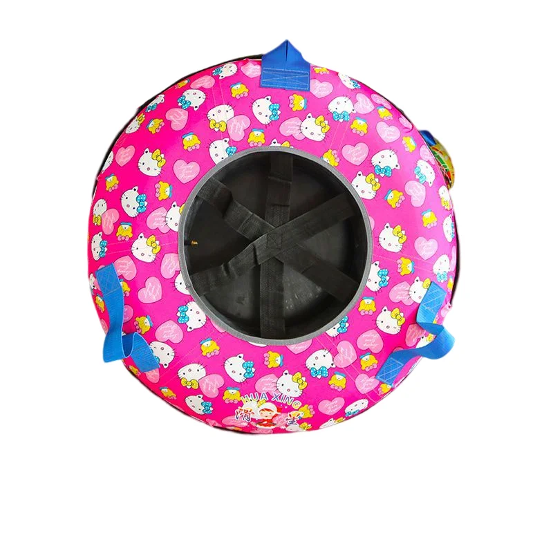 Hot Sale Dry Ski Donut Slide Tyre Tube Sled Sledges Snow Tubing Snow Tube For Outdoor Large Rainbow Slide