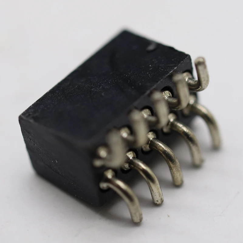 Dnenlink 1.27mm spacing positions 2-50pin Machined Round hole row mother Header Single duale Row Height 3.8 4.1mm smt connector