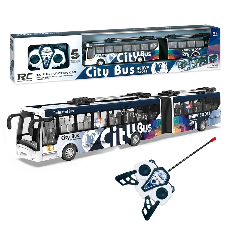 1:32 Scale RC School Bus Remote Control Bus Simulation School Bus Toy RC Vehicles With LED Light And Music For Kids