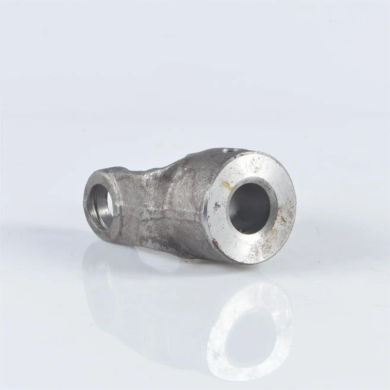 Plain Bore Yoke  agricultural machinery parts With Pin Hole Forged Tube Yoke For pto yoke assembly