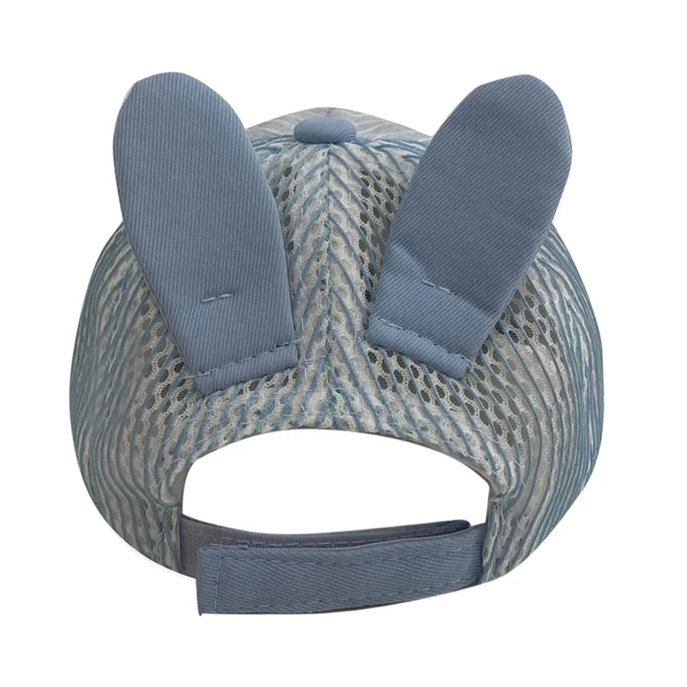 In Stock Welcomed in American Korean Japan Philippines Kids Children Cap Mesh Hat Breathable Baseball Cap With Embroidery Logo