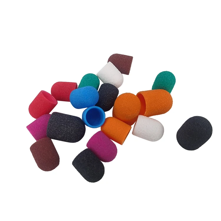 Low Price Brown 5mm 7mm 10mm 13mm 16mm Pedicure Sanding Caps For Podiatry Foot Polishing