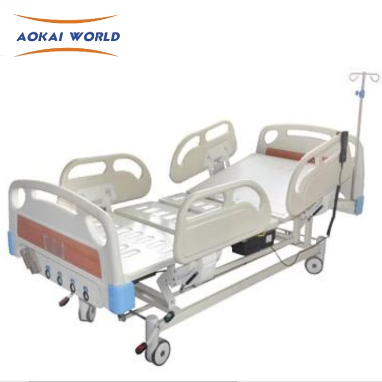 AK-3618K6 ABS Bed Board Timotion Motor Electrical Medical Three Functions Hospital Bed