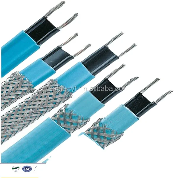 18W 35W 65W self regulating heating cable 220v heating cable for heat tracing