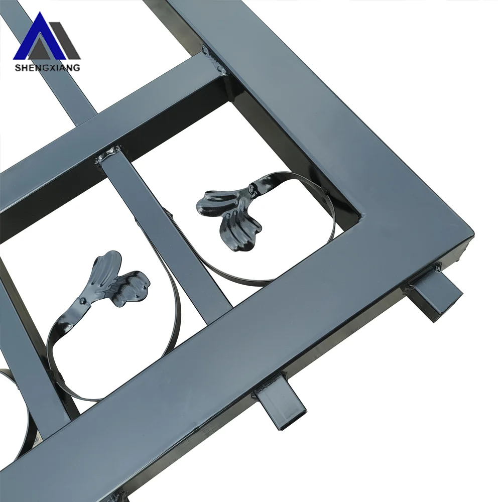 Aluminum Metal Picket Ornamental Fence wrought zinc steel guardrail fence panels garden