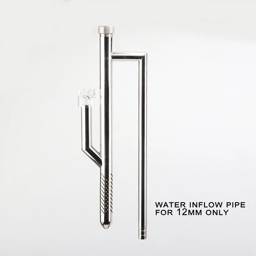 New Model of Metal Lily Pipe Steel Stainless Inflow / Outflow for Tube Aquarium Planted Tank, with Remove surface Scum Function