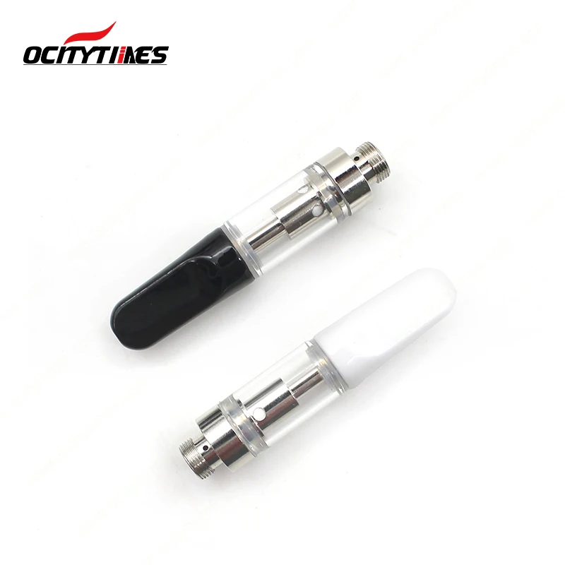 
ocitytimes c4- ceramic tip glass tank empty .5ml vape pens cbd cartridge 