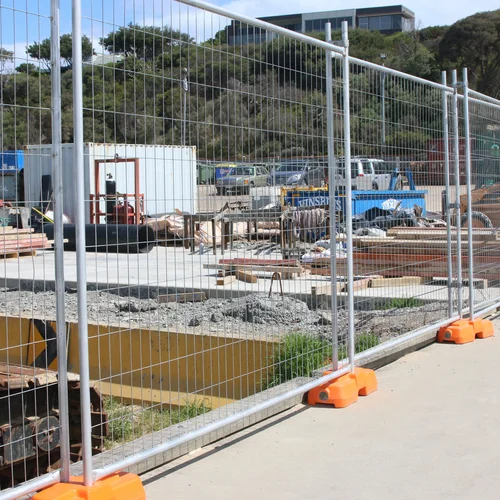 Galvanized  Mesh Temporary Fence Panels For Construction Site Security