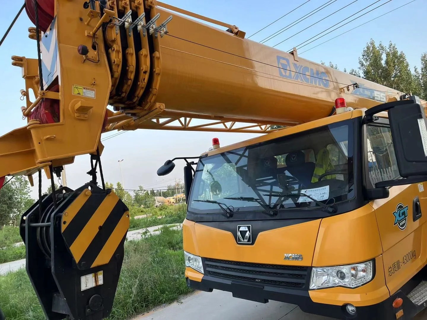 Top Sale Used XCMG 50 ton Truck Crane QY50K, SecondHand XCMG 50 ton Mobile Crane For Sale in Chile