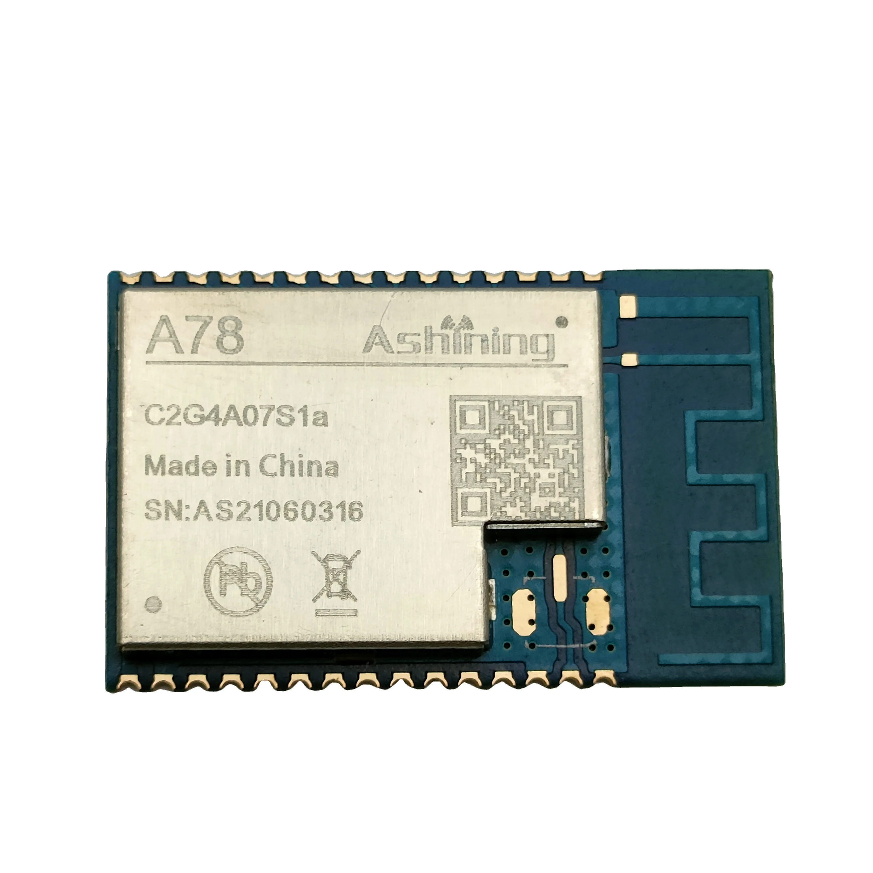 A78-c2g4a07s1a  2.4Ghz  BLE  Mesh small SMD Wireless blue tooth  5.0 Module with  Pcb  Ipex  Zigbee