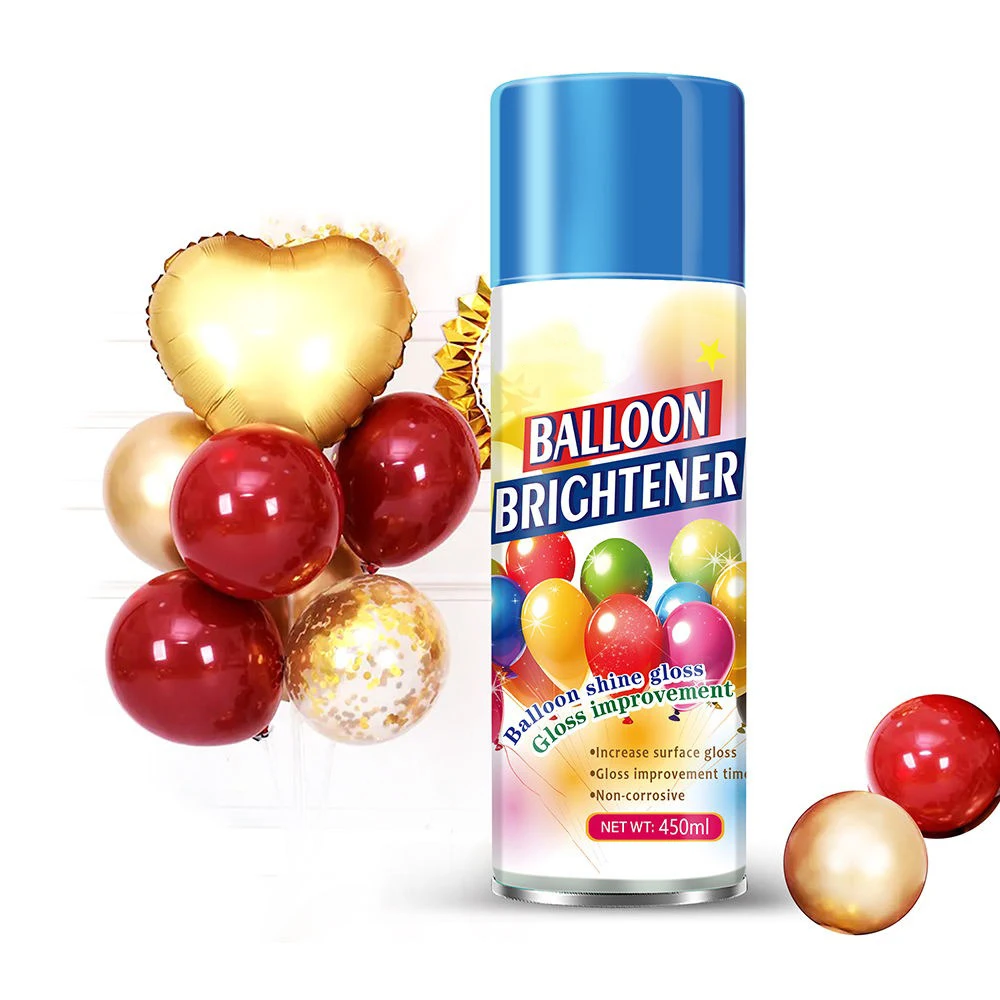 hot sell balloon brightener balloon brighten spray balloon brightener shine polisher spray